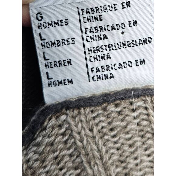 Columbia Quarter Zip Tan Pullover Sweater Mens Size Large - Picture 5 of 7